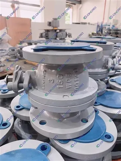 Robinet à tournant sphérique verrouillable en acier au carbone